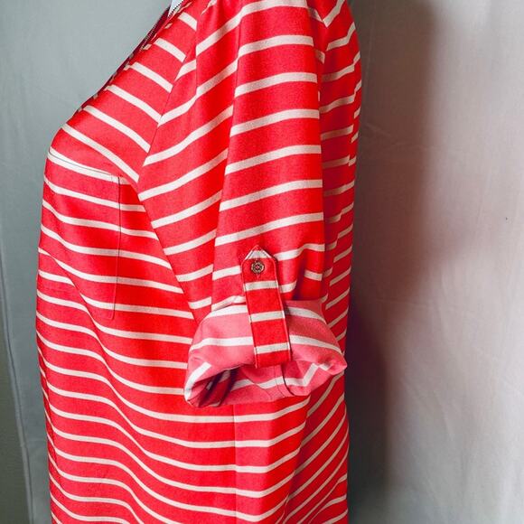 Calvin Klein striped top with zipper closure - Picture 7 of 8